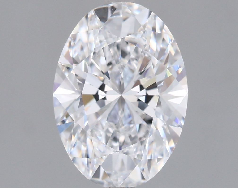 2.05 Carat Oval Shaped, Ideal Cut, D Color, VVS1 Clarity, IGI Certified Lab Grown Diamond