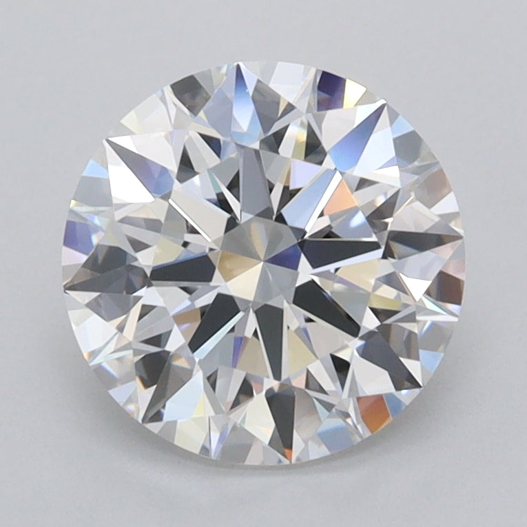 1.87 Carat Round Shaped, Excellent Cut, D Color, FL Clarity, IGI Certified Lab Grown Diamond