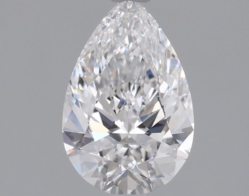 1.03 Carat Pear Shaped, Ideal Cut, D Color, VVS2 Clarity, IGI Certified Lab Grown Diamond