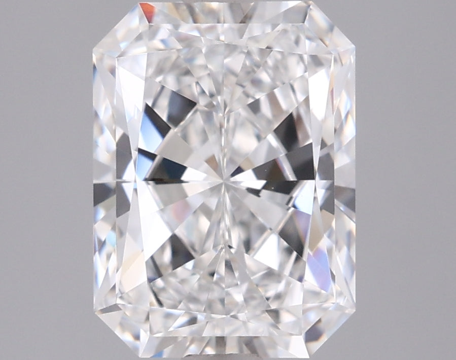 2.51 Carat Radiant Shaped, Ideal Cut, E Color, VVS1 Clarity, IGI Certified Lab Grown Diamond