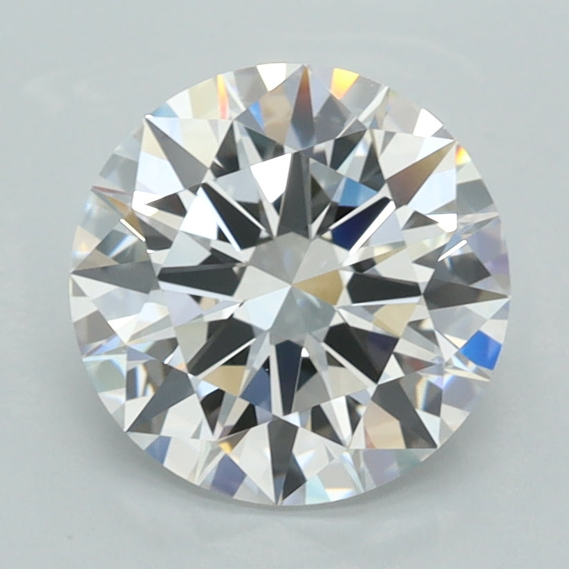 2.51 Carat Round Shaped, Excellent Cut, D Color, VVS1 Clarity, IGI Certified Lab Grown Diamond
