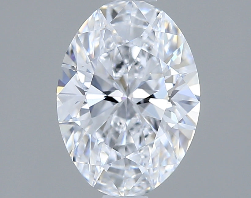 1.12 Carat Oval Shaped, Ideal Cut, D Color, VS1 Clarity, IGI Certified Lab Grown Diamond