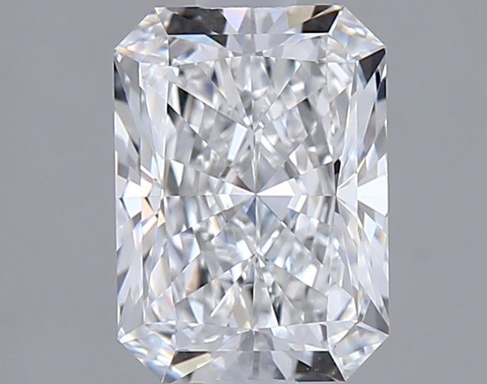 1.56 Carat Radiant Shaped, Ideal Cut, D Color, VVS1 Clarity, IGI Certified Lab Grown Diamond