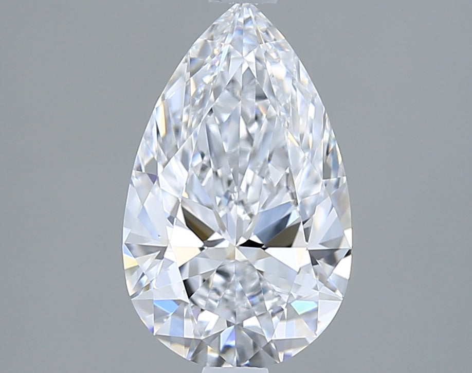 1.51 Carat Pear Shaped, Ideal Cut, D Color, VVS1 Clarity, IGI Certified Lab Grown Diamond