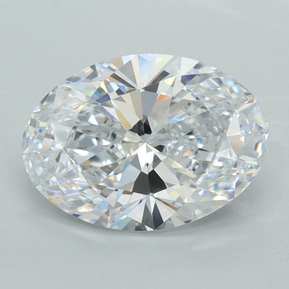 2.53 Carat Oval Shaped, Ideal Cut, D Color, VVS1 Clarity, IGI Certified Lab Grown Diamond