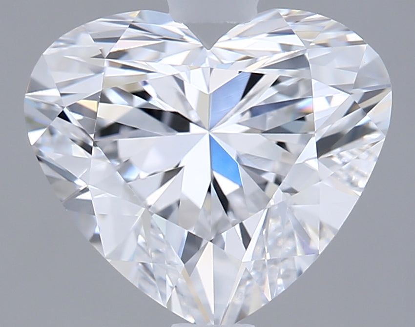 2.04 Carat Heart Shaped, Ideal Cut, D Color, VVS2 Clarity, IGI Certified Lab Grown Diamond