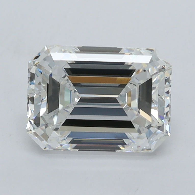 1.51 Carat Emerald Shaped, Ideal Cut, D Color, IF Clarity, IGI Certified Lab Grown Diamond