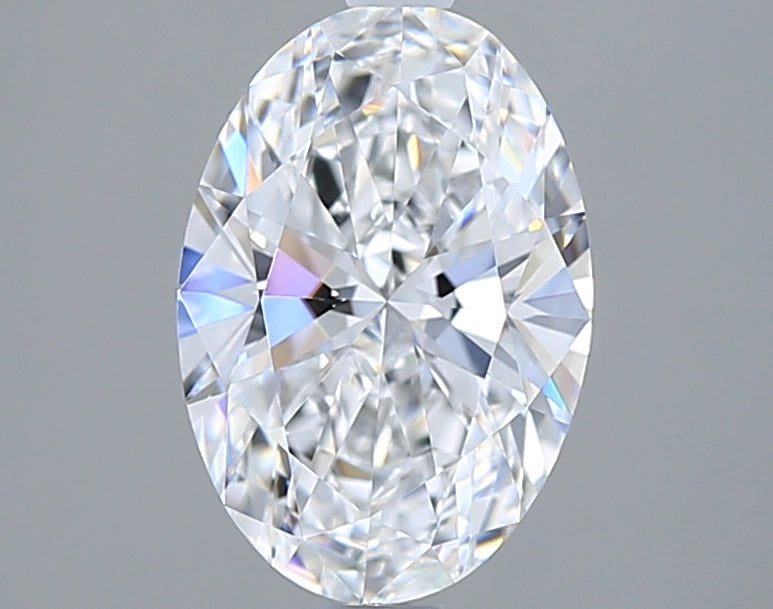 1.79 Carat Oval Shaped, Ideal Cut, D Color, VVS1 Clarity, IGI Certified Lab Grown Diamond