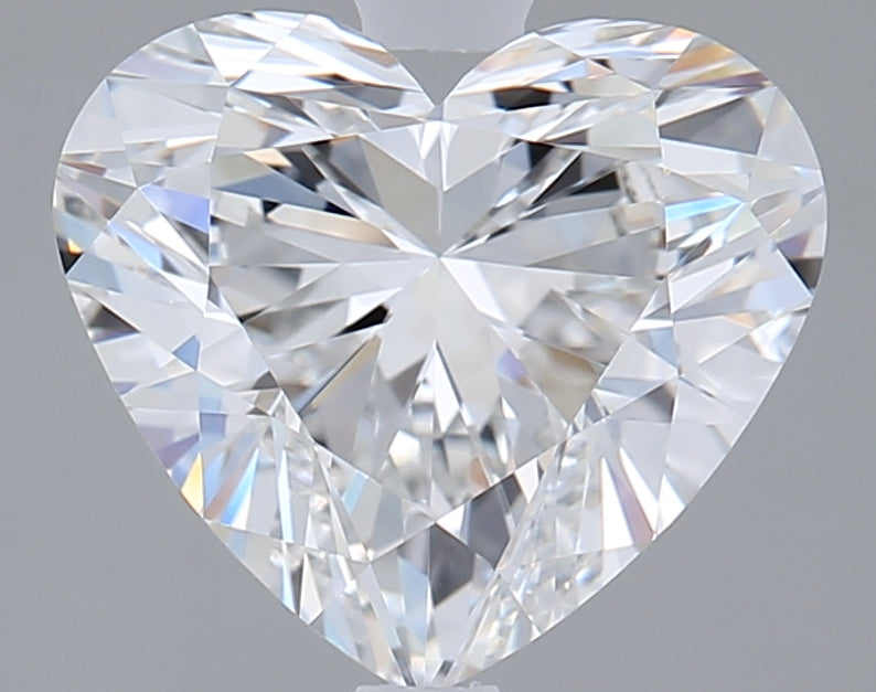 2.11 Carat Heart Shaped, Ideal Cut, E Color, VVS1 Clarity, IGI Certified Lab Grown Diamond