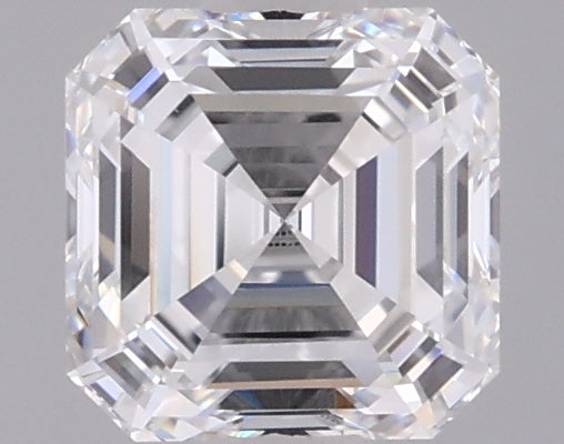 0.91 Carat Asscher Shaped, Ideal Cut, D Color, VVS2 Clarity, IGI Certified Lab Grown Diamond