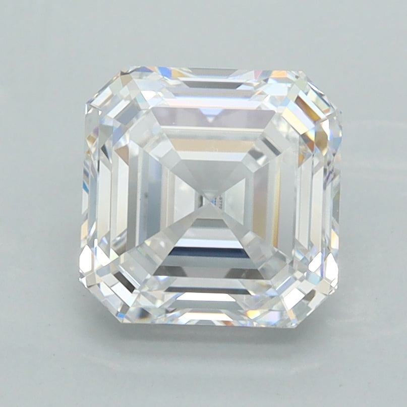 2.09 Carat Asscher Shaped, Ideal Cut, D Color, VVS1 Clarity, IGI Certified Lab Grown Diamond