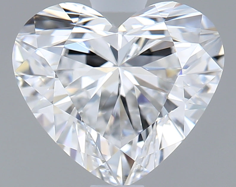 1.53 Carat Heart Shaped, Ideal Cut, D Color, VVS1 Clarity, IGI Certified Lab Grown Diamond