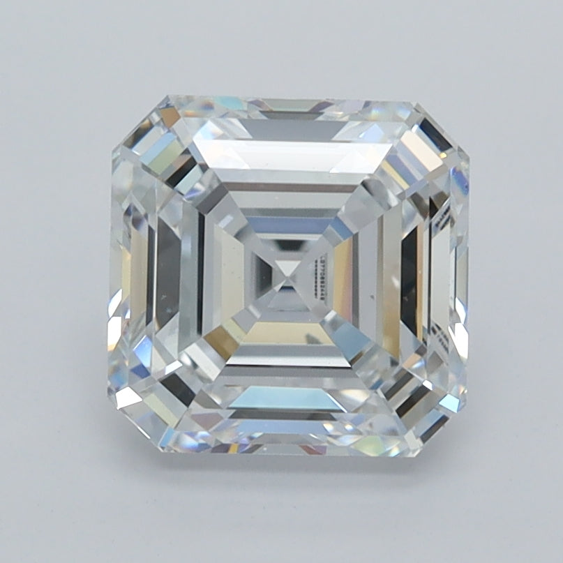 2.02 Carat Asscher Shaped, Ideal Cut, D Color, VVS1 Clarity, IGI Certified Lab Grown Diamond