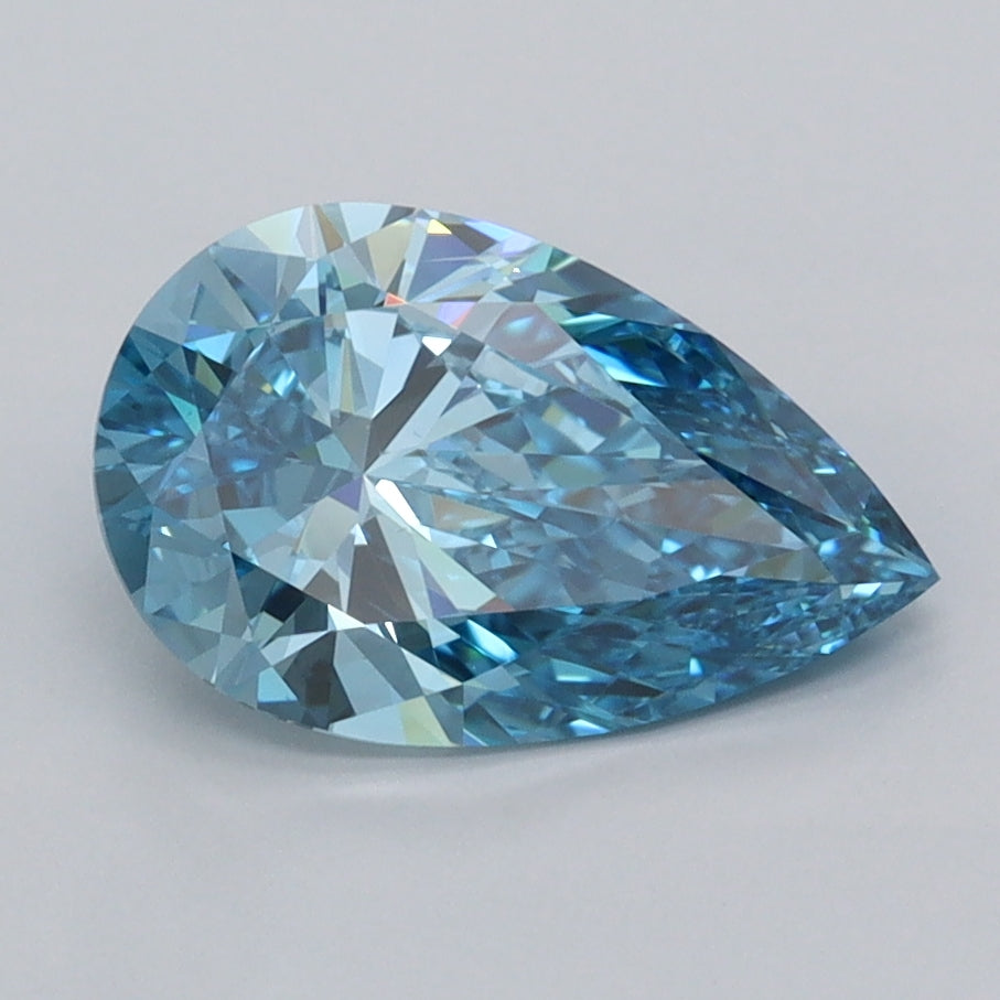 1.73 Carat Pear Shaped, Ideal Cut, SI1 Clarity, IGI Certified Lab Grown Diamond
