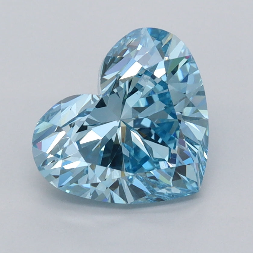 1.99 Carat Heart Shaped, Ideal Cut, VS1 Clarity, IGI Certified Lab Grown Diamond