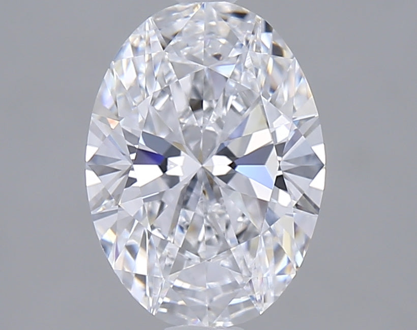 1.51 Carat Oval Shaped, Ideal Cut, D Color, VVS1 Clarity, IGI Certified Lab Grown Diamond