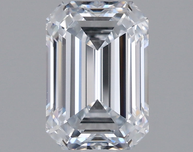 1.63 Carat Emerald Shaped, Ideal Cut, E Color, VVS2 Clarity, IGI Certified Lab Grown Diamond