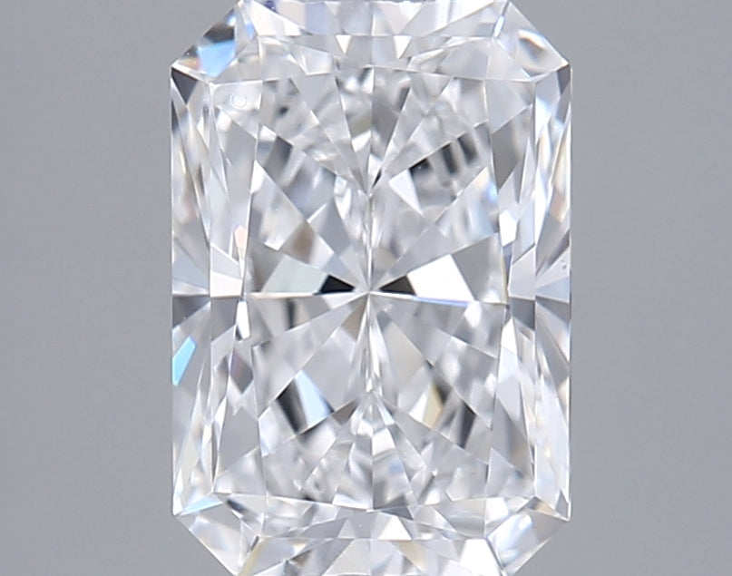 1.61 Carat Radiant Shaped, Excellent Cut, D Color, VS1 Clarity, IGI Certified Lab Grown Diamond