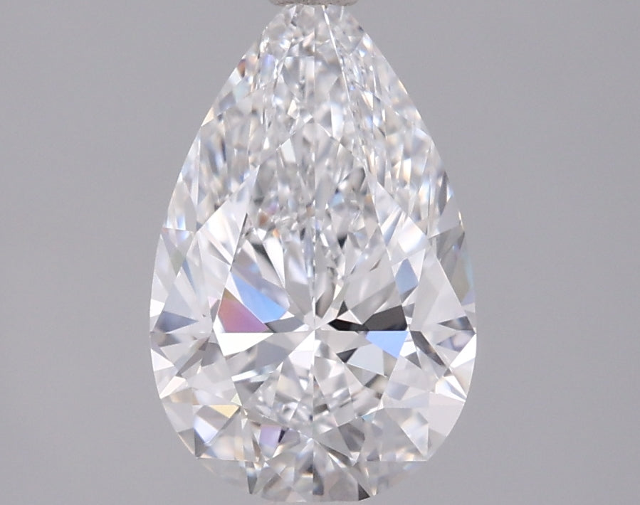 1.47 Carat Pear Shaped, Ideal Cut, D Color, VVS2 Clarity, IGI Certified Lab Grown Diamond