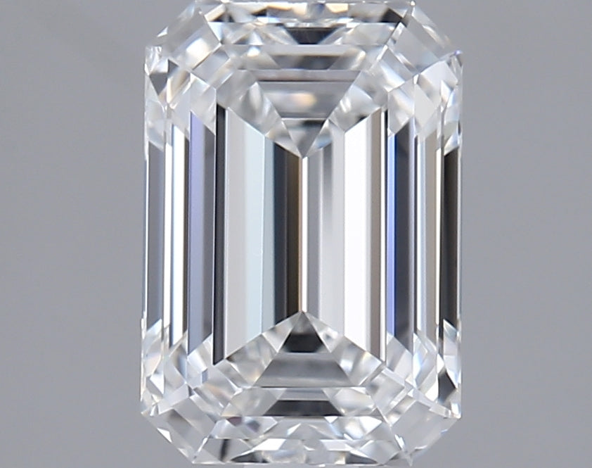 1.50 Carat Emerald Shaped, Excellent Cut, E Color, VVS1 Clarity, IGI Certified Lab Grown Diamond