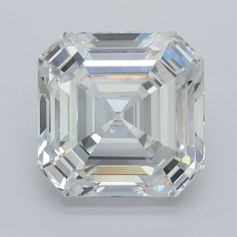 2.55 Carat Asscher Shaped, Ideal Cut, D Color, VVS1 Clarity, IGI Certified Lab Grown Diamond