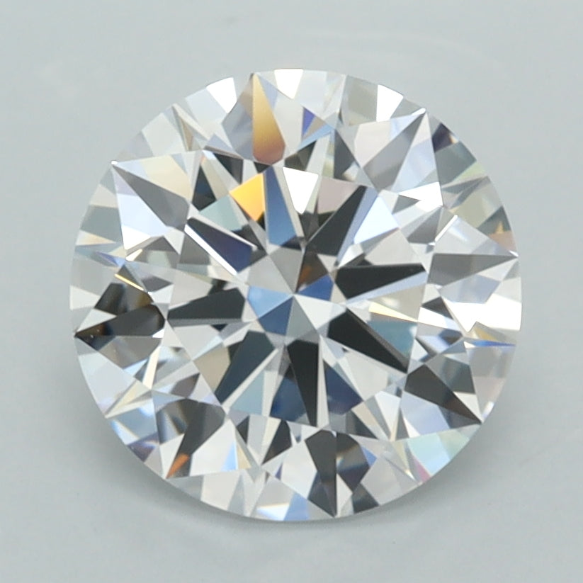 2.51 Carat Round Shaped, Ideal Cut, D Color, VVS1 Clarity, IGI Certified Lab Grown Diamond
