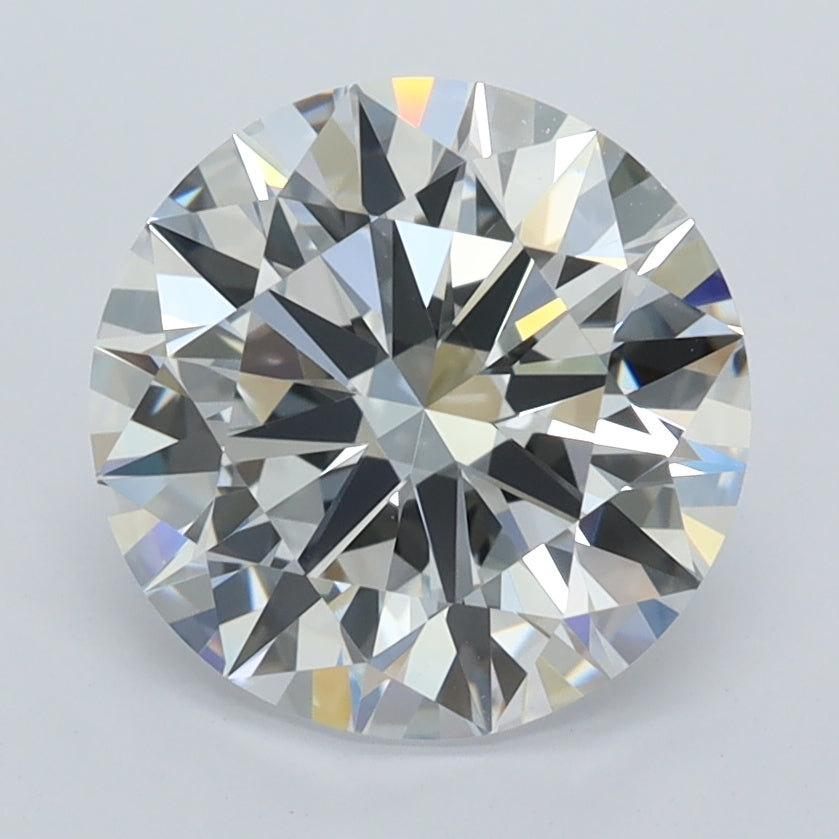 2.71 Carat Round Shaped, Ideal Cut, D Color, VVS1 Clarity, IGI Certified Lab Grown Diamond