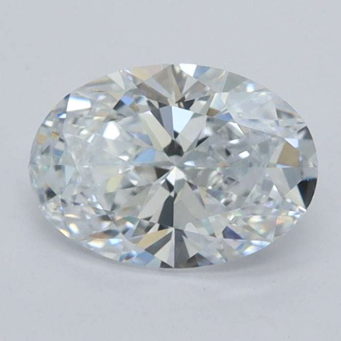 1.04 Carat Oval Shaped, Ideal Cut, D Color, FL Clarity, IGI Certified Lab Grown Diamond