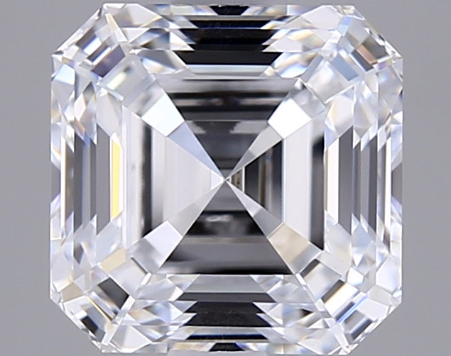 2.03 Carat Asscher Shaped, Ideal Cut, E Color, VVS1 Clarity, IGI Certified Lab Grown Diamond