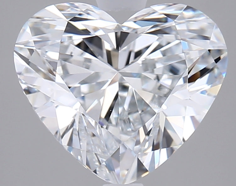 2.51 Carat Heart Shaped, Ideal Cut, E Color, VVS1 Clarity, IGI Certified Lab Grown Diamond