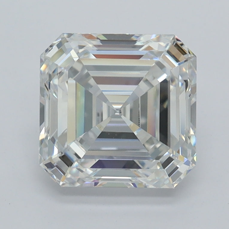 2.04 Carat Asscher Shaped, Ideal Cut, D Color, VVS1 Clarity, IGI Certified Lab Grown Diamond