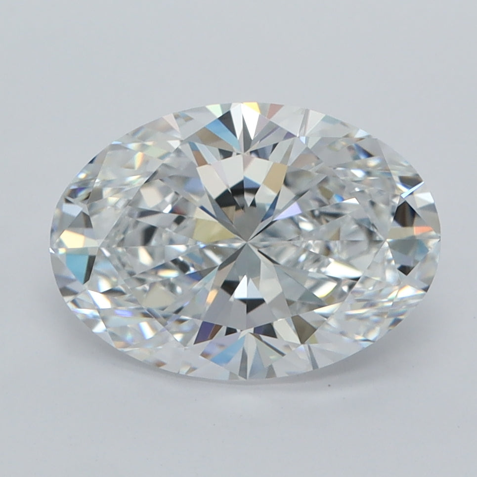 2.51 Carat Oval Shaped, Excellent Cut, D Color, VVS1 Clarity, IGI Certified Lab Grown Diamond