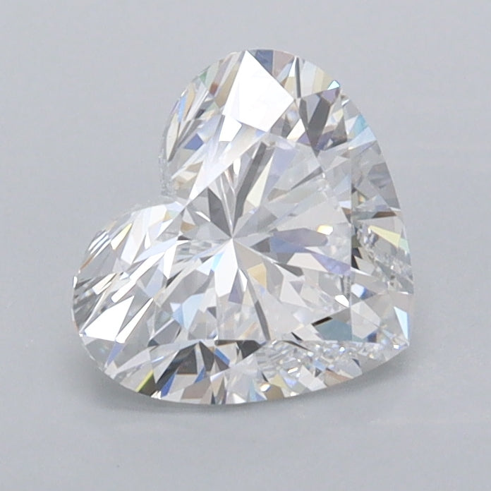 1.06 Carat Heart Shaped, Ideal Cut, D Color, VVS1 Clarity, IGI Certified Lab Grown Diamond
