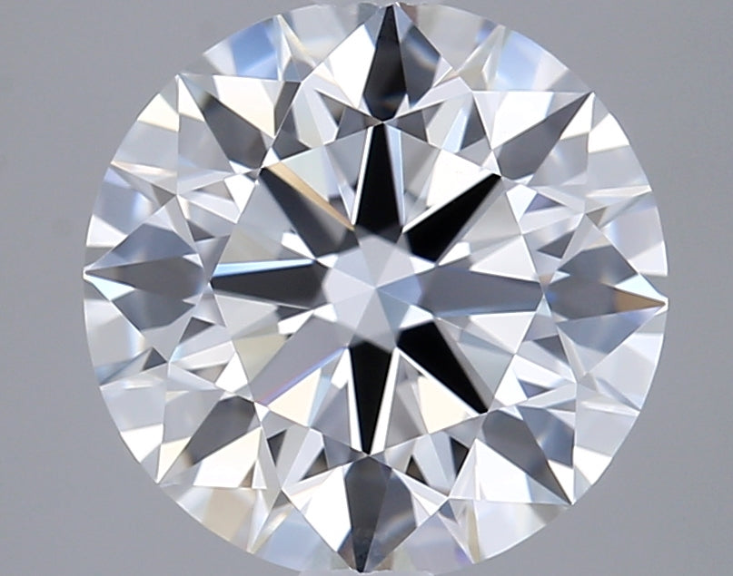 2.45 Carat Round Shaped, Ideal Cut, D Color, VVS2 Clarity, IGI Certified Lab Grown Diamond