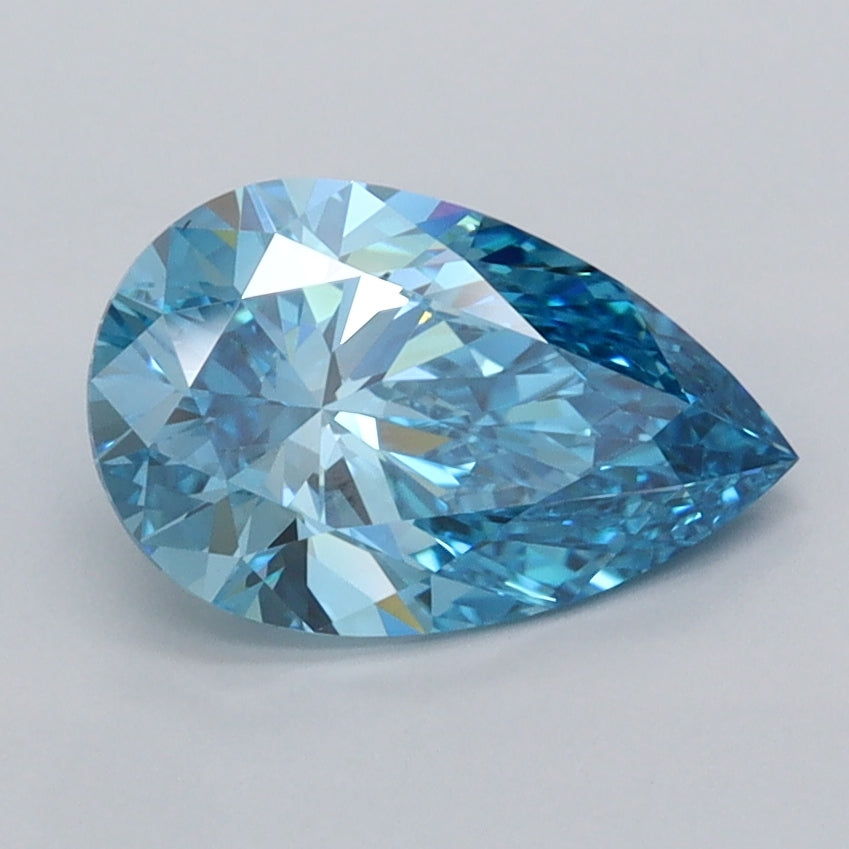 1.52 Carat Pear Shaped, Excellent Cut, VS2 Clarity, IGI Certified Lab Grown Diamond