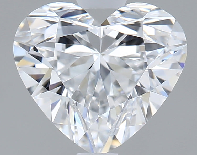 1.51 Carat Heart Shaped, Ideal Cut, D Color, VVS1 Clarity, IGI Certified Lab Grown Diamond
