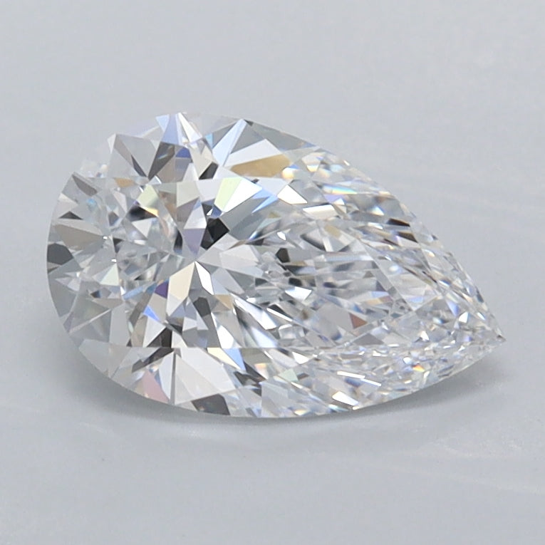 1.05 Carat Pear Shaped, Ideal Cut, E Color, VVS1 Clarity, IGI Certified Lab Grown Diamond