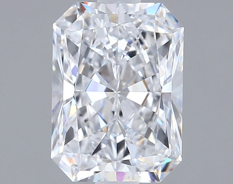 1.50 Carat Radiant Shaped, Excellent Cut, D Color, VVS1 Clarity, IGI Certified Lab Grown Diamond