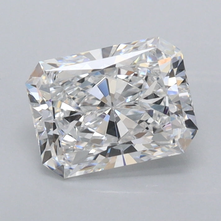 1.05 Carat Radiant Shaped, Ideal Cut, D Color, VVS1 Clarity, IGI Certified Lab Grown Diamond