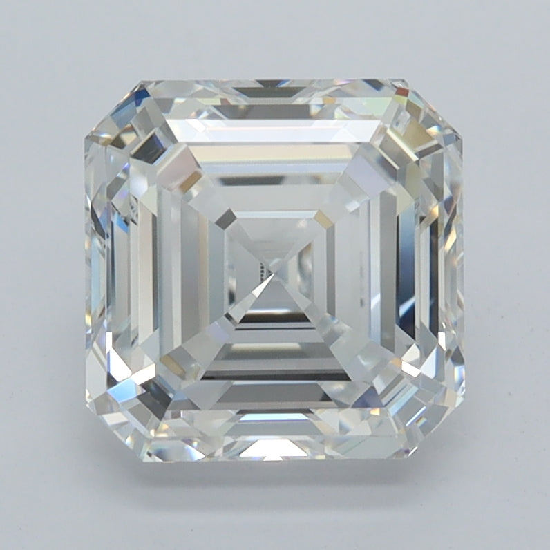 2.56 Carat Asscher Shaped, Ideal Cut, D Color, VVS1 Clarity, IGI Certified Lab Grown Diamond