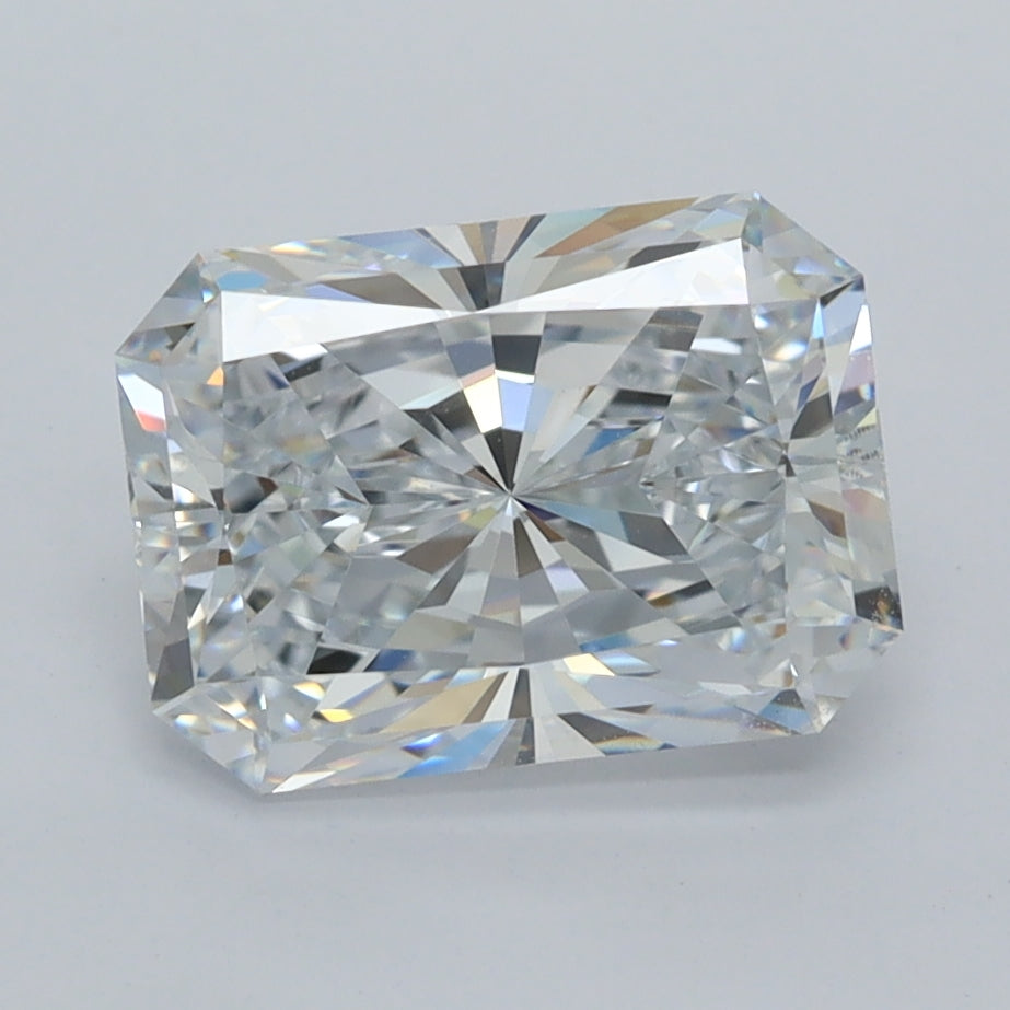 2.52 Carat Radiant Shaped, Ideal Cut, D Color, VVS1 Clarity, IGI Certified Lab Grown Diamond