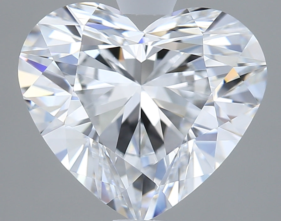 2.51 Carat Heart Shaped, Ideal Cut, D Color, VVS2 Clarity, IGI Certified Lab Grown Diamond
