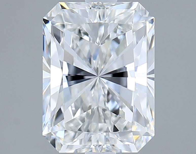 2.03 Carat Radiant Shaped, Excellent Cut, E Color, VVS1 Clarity, IGI Certified Lab Grown Diamond