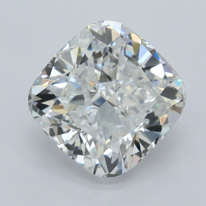 2.02 Carat Cushion Shaped, Ideal Cut, D Color, VVS1 Clarity, IGI Certified Lab Grown Diamond