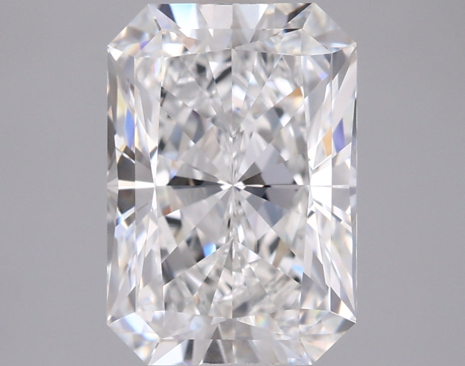 2.40 Carat Radiant Shaped, Ideal Cut, E Color, VVS1 Clarity, IGI Certified Lab Grown Diamond