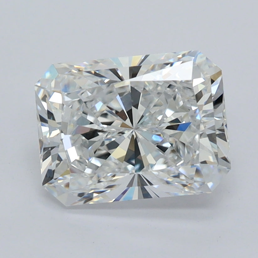 2.02 Carat Radiant Shaped, Excellent Cut, D Color, IF Clarity, IGI Certified Lab Grown Diamond