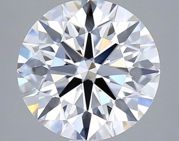 2.51 Carat Round Shaped, Excellent Cut, D Color, VVS2 Clarity, IGI Certified Lab Grown Diamond