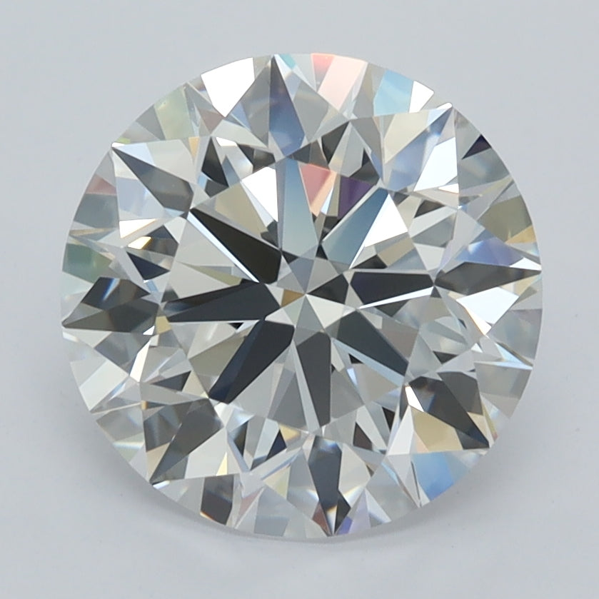 3.02 Carat Round Shaped, Ideal Cut, D Color, FL Clarity, IGI Certified Lab Grown Diamond