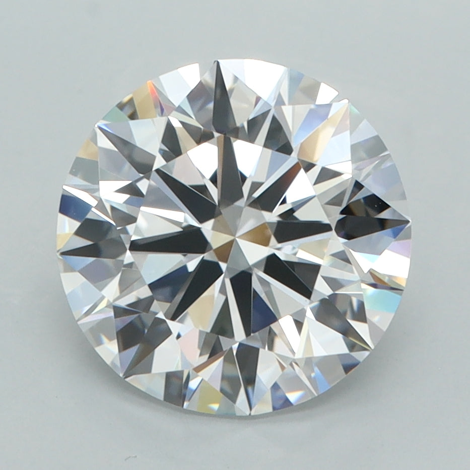 3.51 Carat Round Shaped, Ideal Cut, D Color, VVS1 Clarity, IGI Certified Lab Grown Diamond