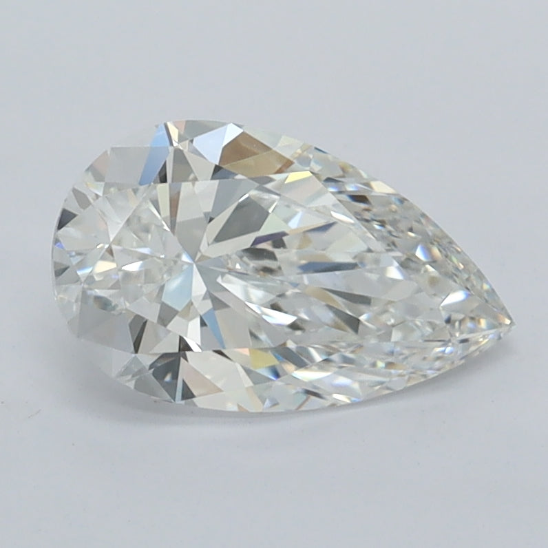 1.15 Carat Pear Shaped, Ideal Cut, E Color, FL Clarity, IGI Certified Lab Grown Diamond